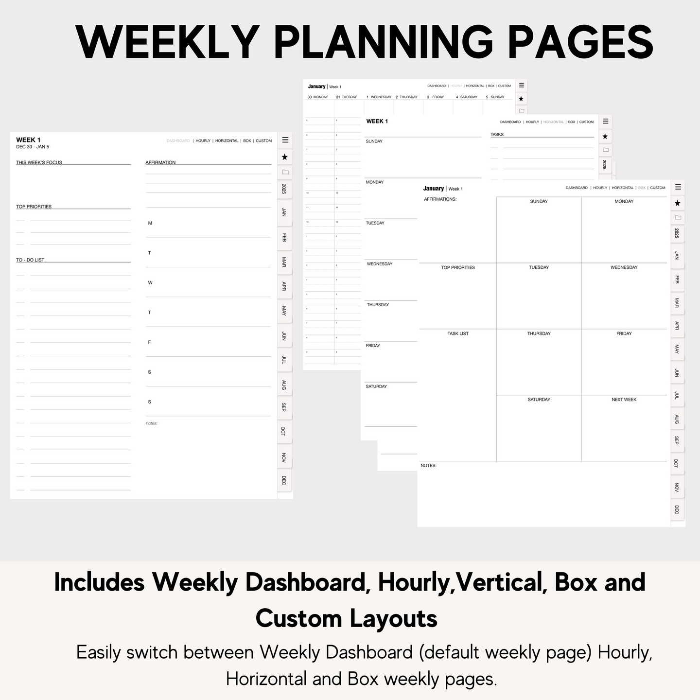 2025 All Things Planner Undated